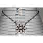 Navajo Pink Conch Cluster Bar Necklace Sterling Silver B.